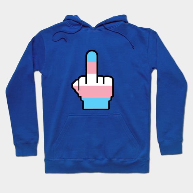 Up yours gender! Hoodie by BoredisSam